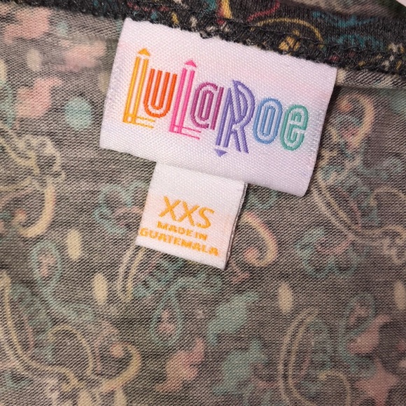 LulaRoe size xxsmall Irma top; new w/tags - Picture 3 of 6
